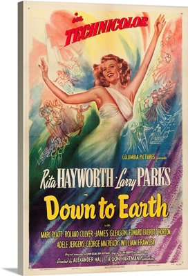 Down To Earth - Vintage Movie Poster