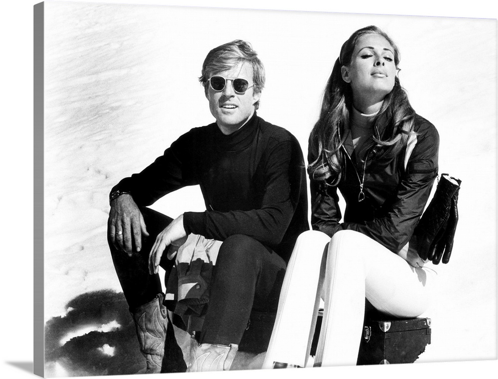 Downhill Racer, From Left: Robert Redford, Camilla Sparv, 1969.