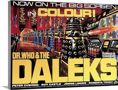 Dr. Who and the Daleks - Vintage Movie Poster