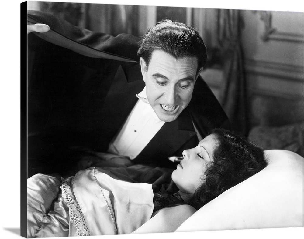 DRACULA, spanish-language version, Carlos Villarias, Lupita Tovar, 1931.