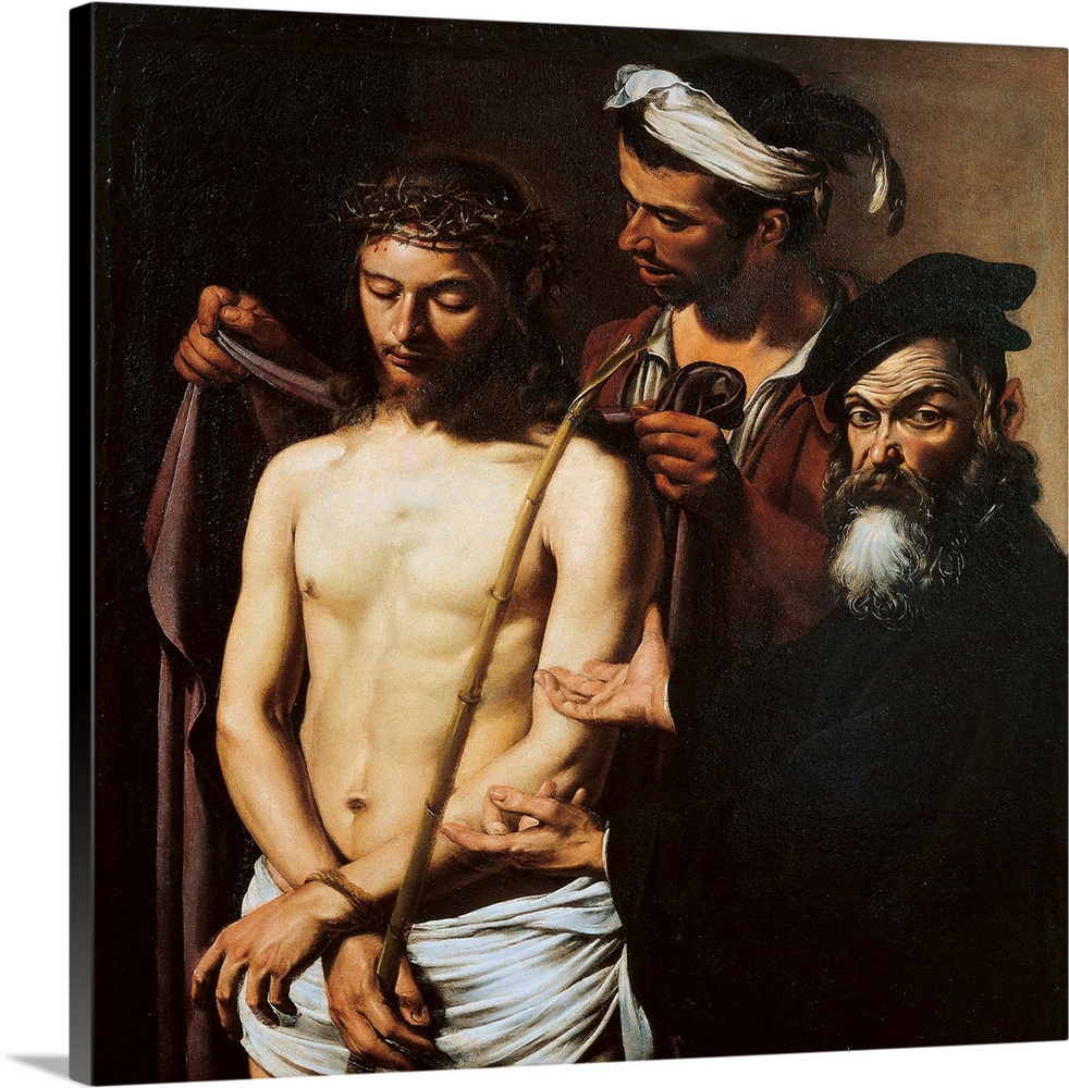 Ecce Homo, by Merisi Michelangelo known as Caravaggio, 17th Century, 1605 about, oil on canvas, cm 128 x 103 - Italy, Ligu...