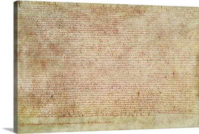 England. Carta Magna (1212). Manuscript Cotton Augustus (53561)