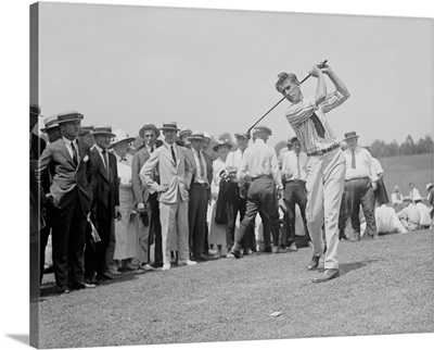 English Golfer Jim Barnes in 1921