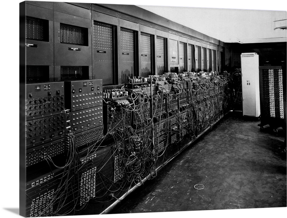 ENIAC computer was the first general-purpose electronic digital computer. 'Electronic Numerical Integrator And Computer' w...