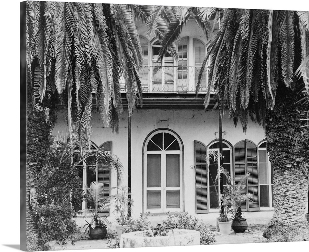 Ernest Hemingway's home in Key West, Florida, where he lived and wrote in the 1930s. It is now 'The Ernest Hemingway Home ...