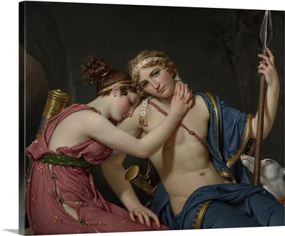 Farewell of Telemachus and Eucharis, 1818, French painting