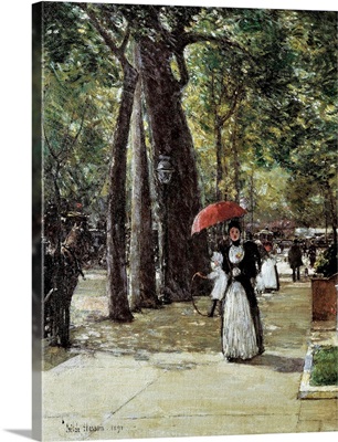 Fifth Avenue at Washington Square by Childe Hassam
