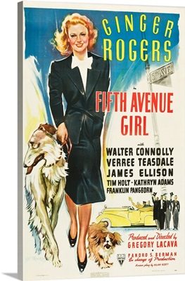 Fifth Avenue Girl - Vintage Movie Poster