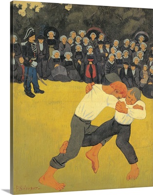 Fight, by Paul Serusier, 1890-91. Musee d'Orsay, Paris, France