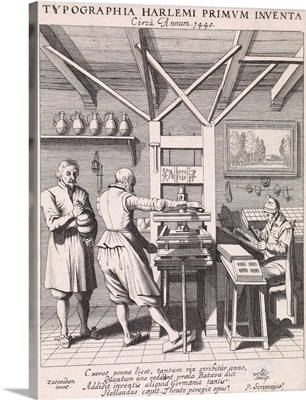 Figures at a Press, by Jan van de Velde and Petrus Scriverius, 1628