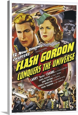 Flash Gordon Conquers The Universe - Vintage Movie Poster