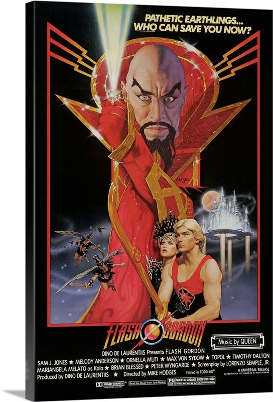 Flash Gordon - Movie Poster Wall Art, Canvas Prints, Framed Prints ...