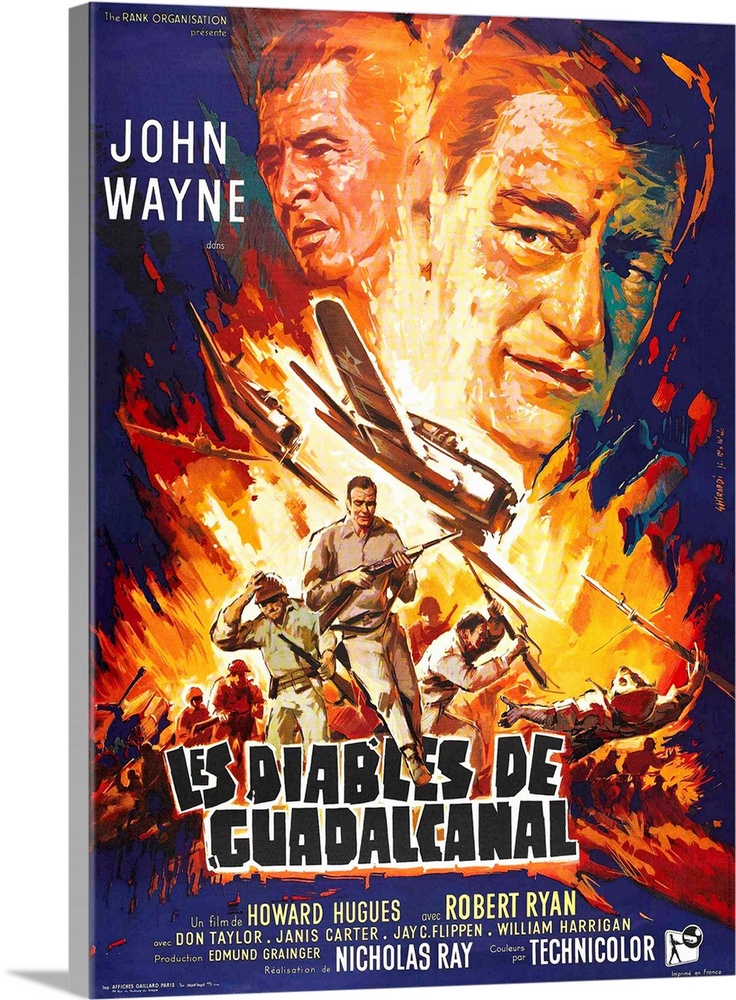 Flying Leathernecks, (aka Les Diables De Guadacanal), Robert Ryan, John Wayne, 1951.