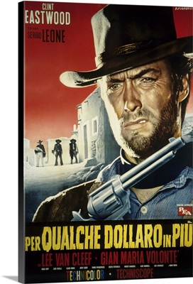 For a Few Dollars More - Vintage Movie Poster (Italian)