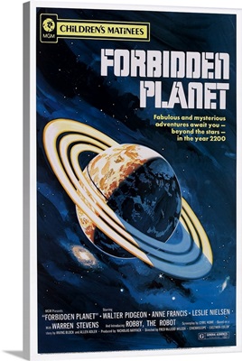 Forbidden Planet, 1972 Re-Release Poster, 1956