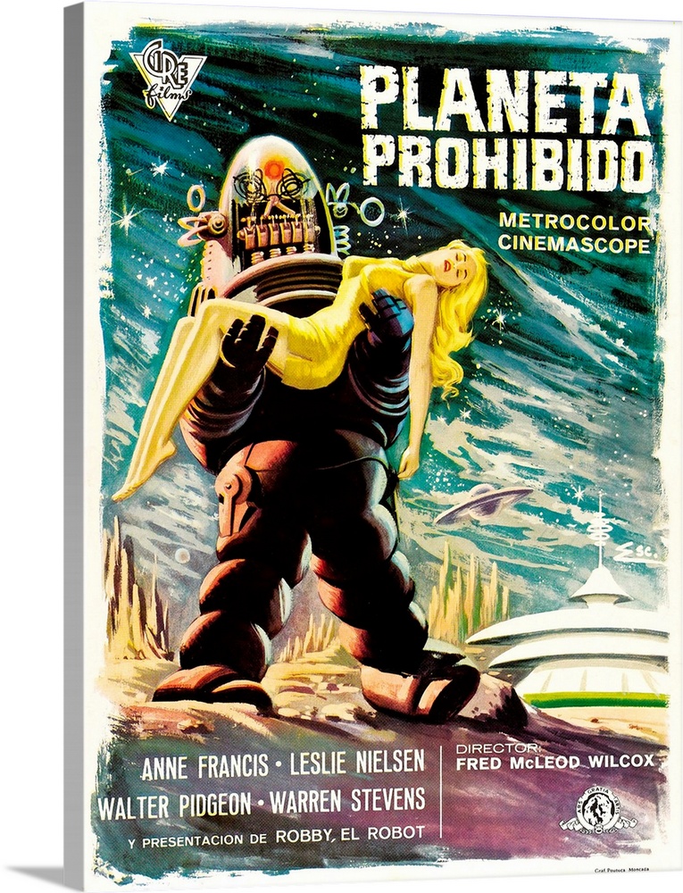 Forbidden Planet, (aka Planeta Prohibido), Robby The Robot, Anne Frances, 1956.