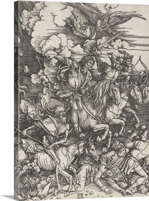Four Horsemen of the Apocalypse, by Albrecht Durer, 1497-98