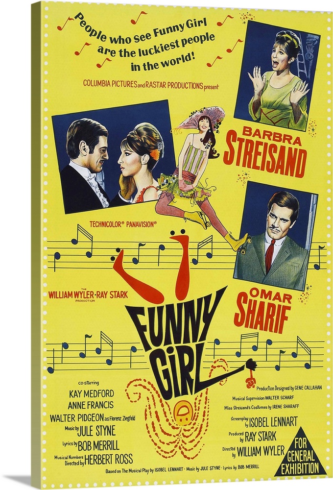 Funny Girl - Vintage Movie Poster (Australian)