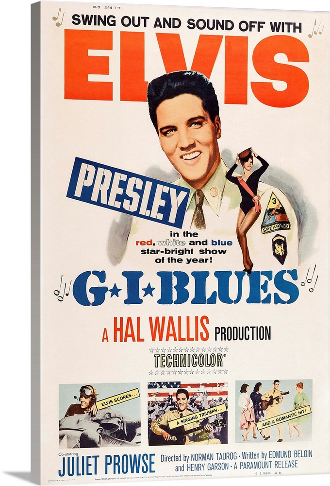 G.I. BLUES, Elvis Presley, 1960