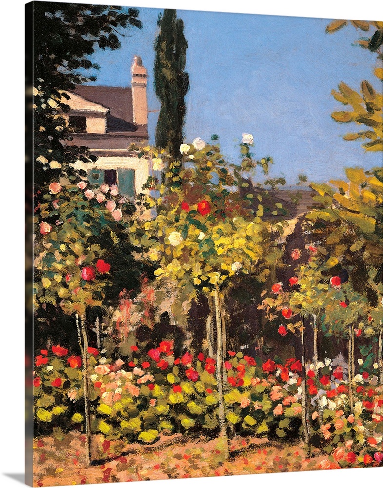 Claude Monet 1866 Musee, Monet Garden At Sainte Adresse