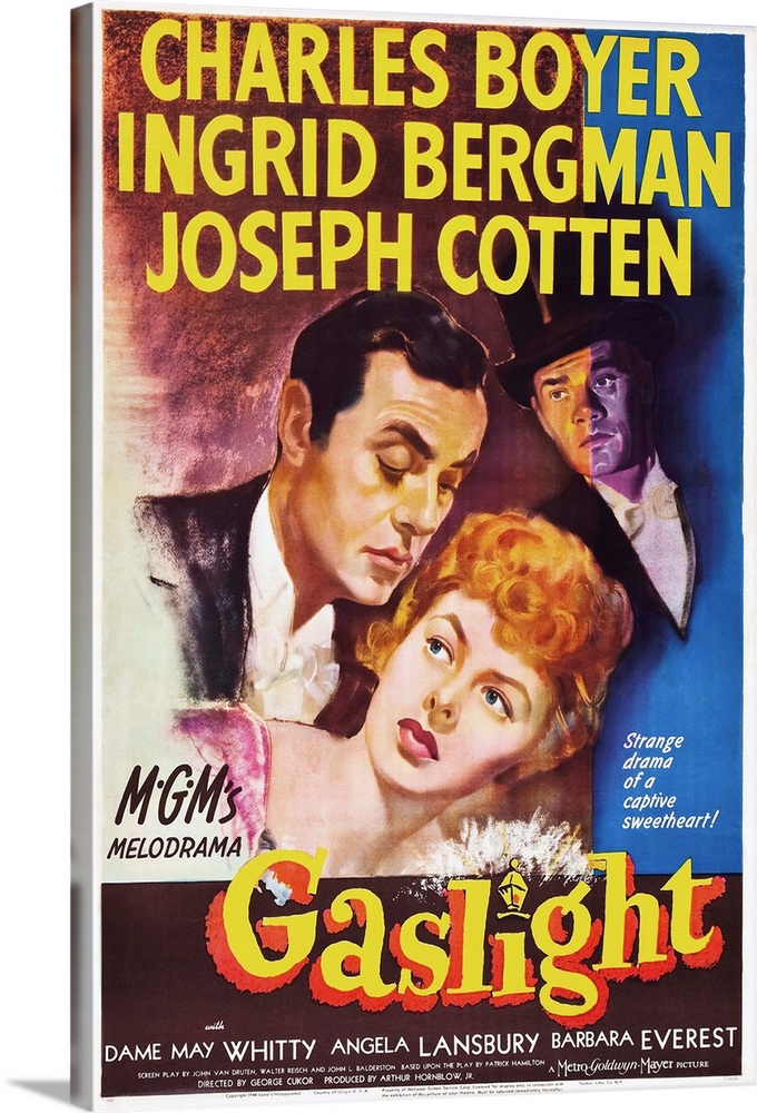 Gaslight - Vintage Movie Poster