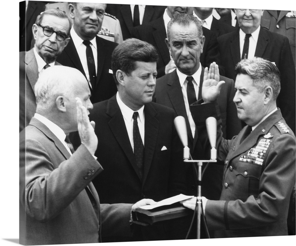 General Curtis LeMay is sworn in as Air Force Chief of Staff, June 30, 1961. President Kennedy refused his reckless advice...
