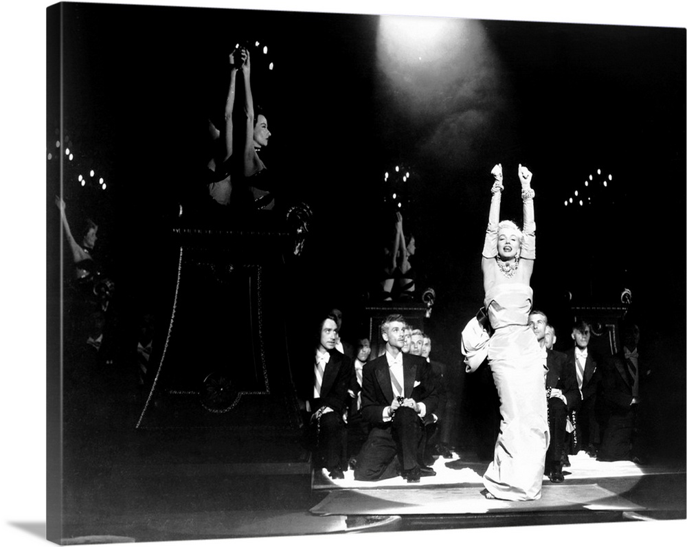 Gentlemen Prefer Blondes, Marilyn Monroe, In A Gown By Travilla, 1953.