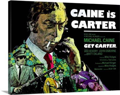 Get Carter, British Poster, Michael Caine, 1971