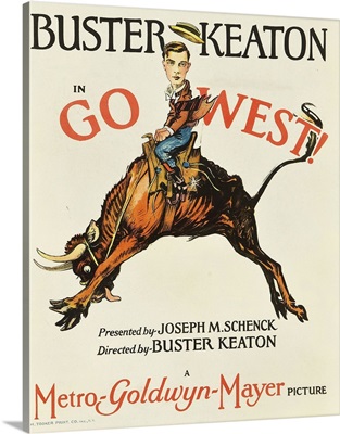 Go West! - Vintage Movie Poster