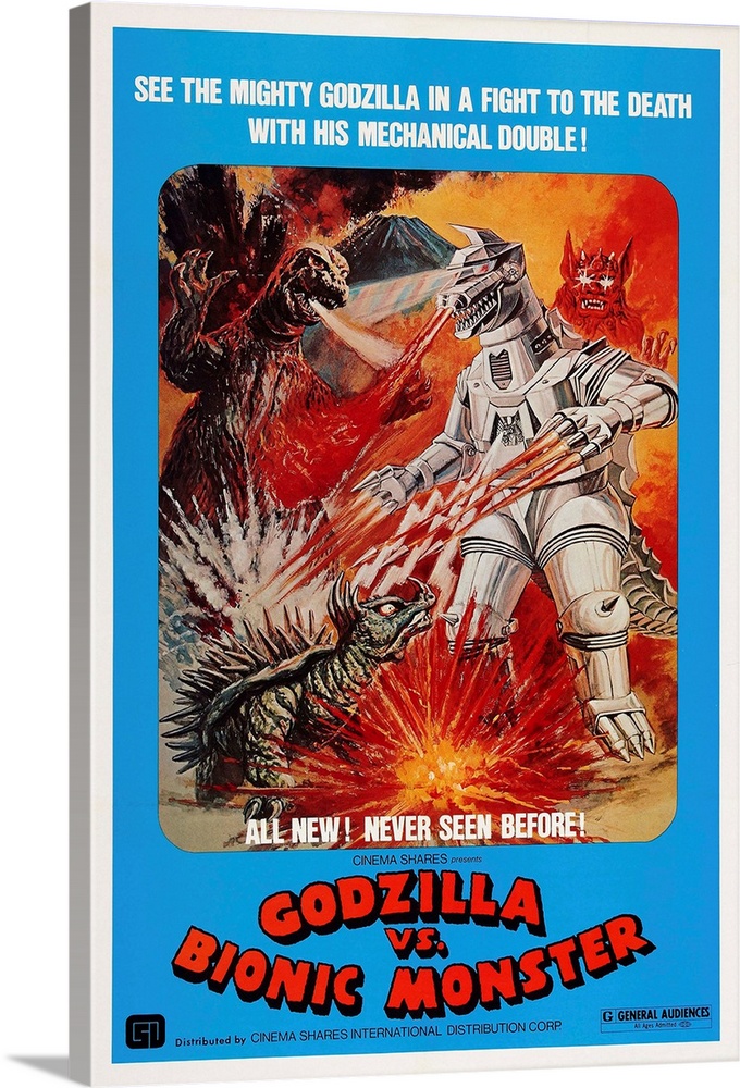 Godzilla Vs. Mechagodzilla, (AKA Godzilla Vs. Bionic Monster, AKA Gojira Tai Mekagojira, Godzilla Vs. Cosmic Monster), US ...
