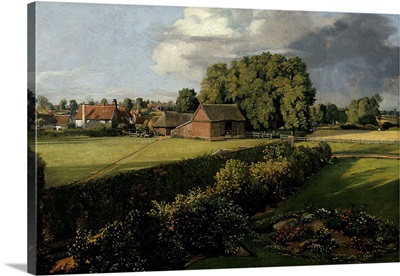 Golding Constablee's Flower Garden, 1815, By John Constable, English, oil on canvas