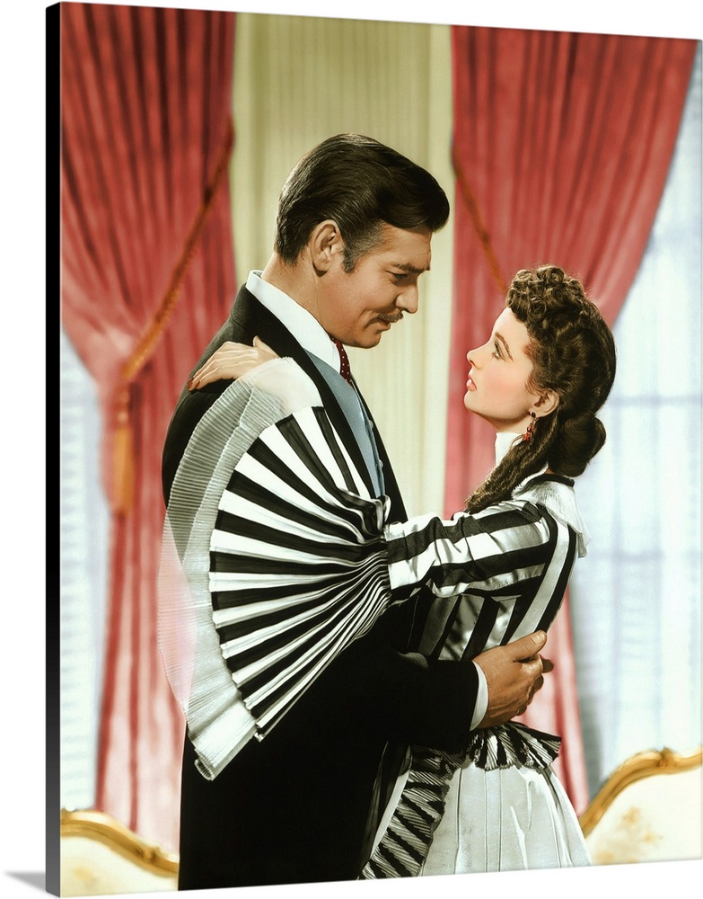 GONE WITH THE WIND, (from left): Clark Gable, Vivien Leigh, 1939.