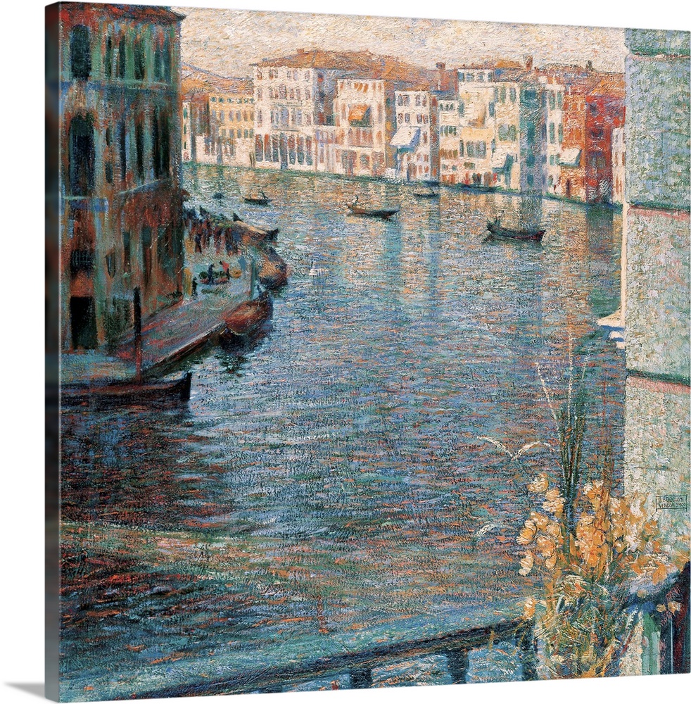 Boccioni Umberto, The Grand Canal in Venice, 1907, 20th Century, oil on canvas, Italy, Veneto, Venice, Private collection ...