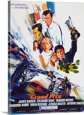 Grand Prix, French Poster, 1966