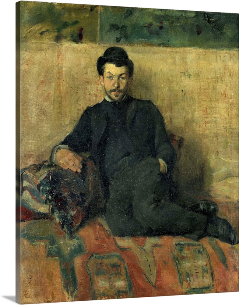 Henri de Toulouse Lautrec (1864-1901), French School. Gustave Lucien Dennery. 1883. Oil on canvas,