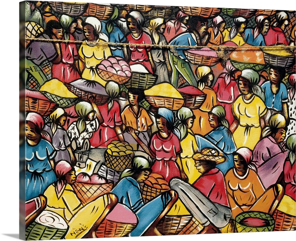 Haitian Market Scene Wall Art, Canvas Prints, Framed Prints, Wall Peels ...