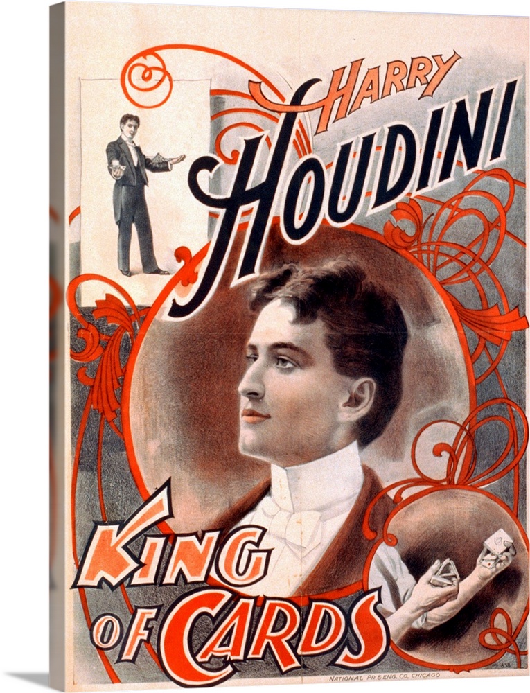 Harry Houdini, King of Cards poster