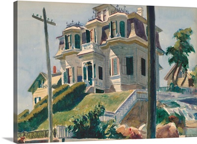 Haskell's House, by Edward Hopper, 1924, American painting