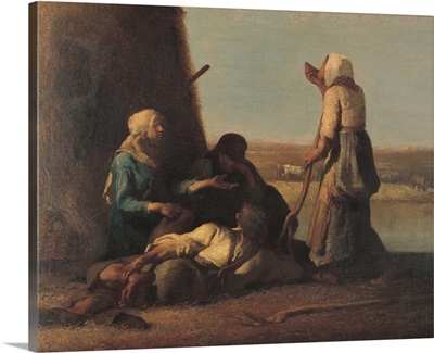 Haymakers Rest, by Jean-Francois Millet, 1848. Musee d'Orsay, Paris, France