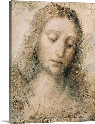 Head of Christ the Redeemer. 16th c. Leonardo da Vinci's school