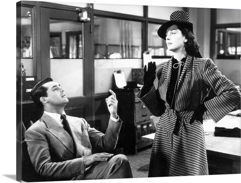 His Girl Friday, From Left: Cary Grant, Rosalind Russell, 1940.