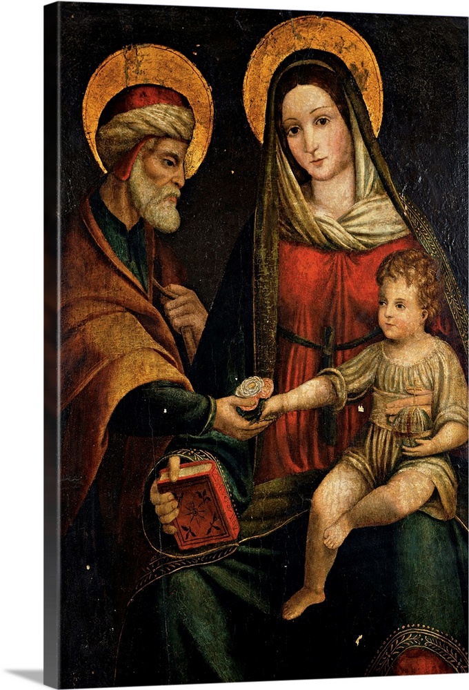 Emilian Artist, Holy Family, 16th Century, oil on panel, Italy, Lombardy, Milan, Brera Art Gallery, (591597) Everett Colle...