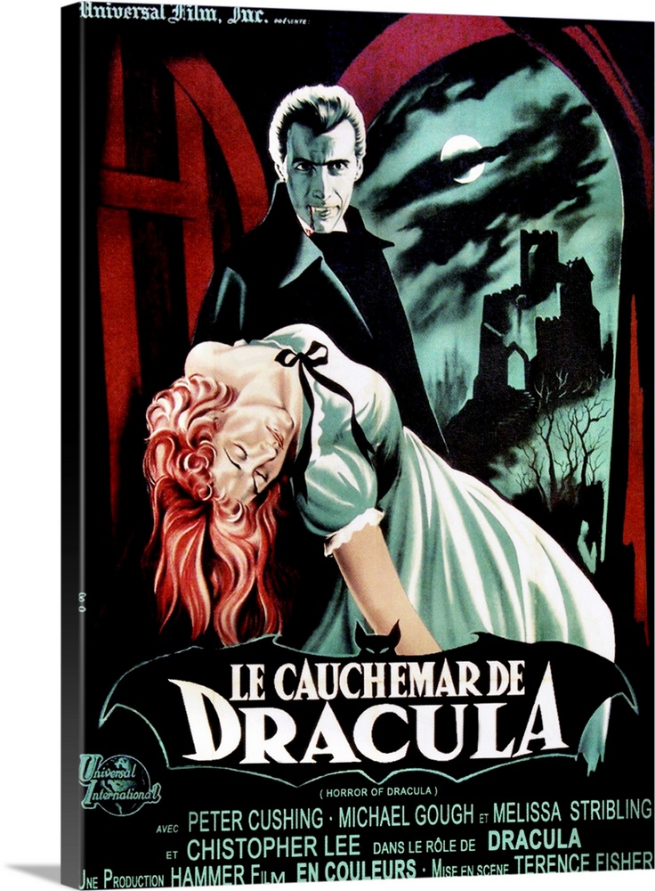 Dracula Vampire  24x16inch 1931 Old Horror Movie Silk Poster Vintage Style 