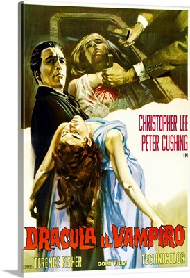 Horror Of Dracula - Vintage Movie Poster (Italian)