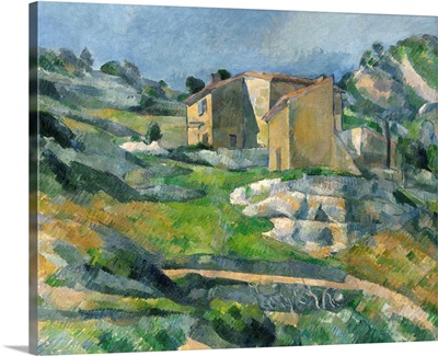 Houses in Provence: Riaux Valley near L'Estaque, by Paul Cezanne, 1883