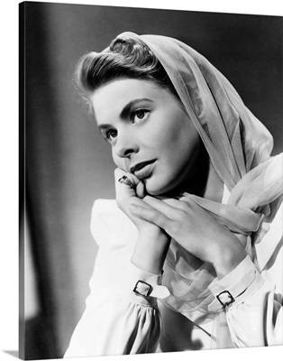 Ingrid Bergman in Casablanca - Vintage Publicity Photo