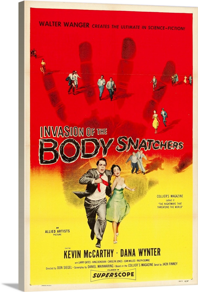 Invasion Of The Body Snatchers - Vintage Movie Poster