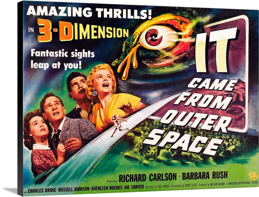 It Came From Outer Space - Vintage Movie Poster