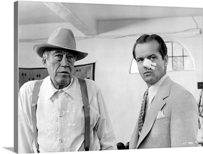 Jack Nicholson and John Huston in Chinatown - Movie Still