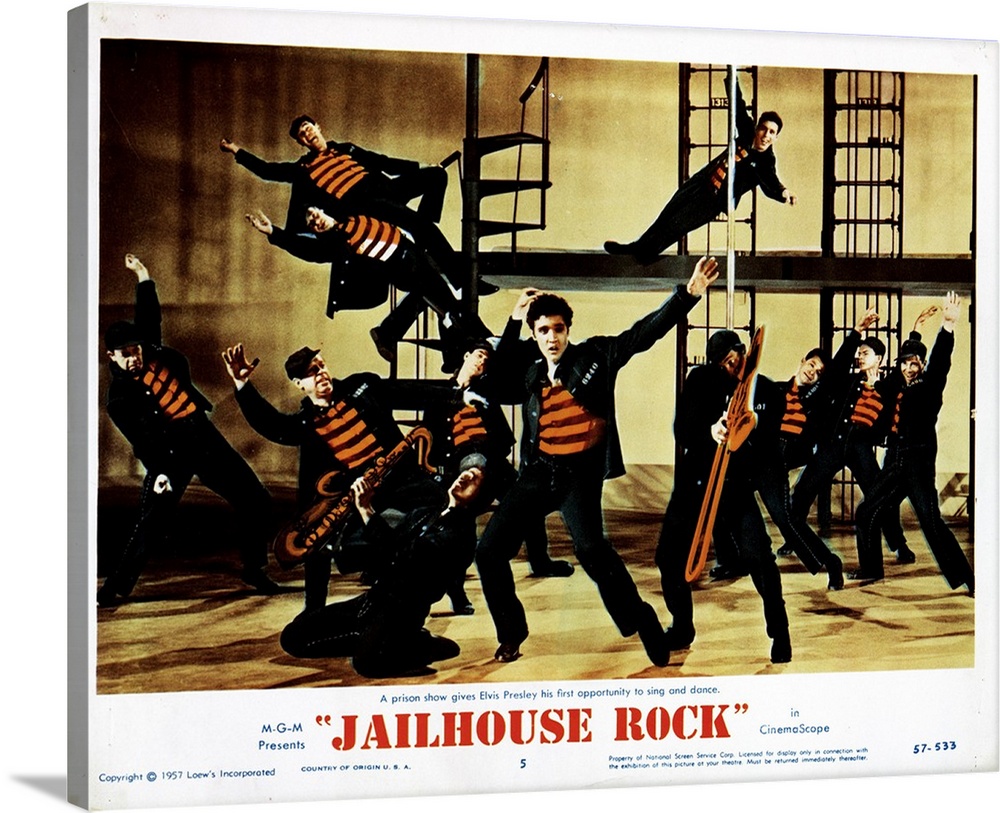 Jailhouse Rock, Elvis Presley, 1957.